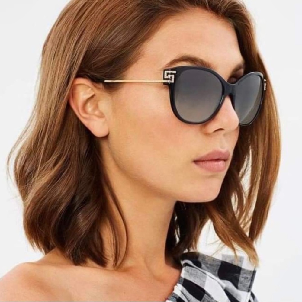Versace Black and Gold Sunglasses